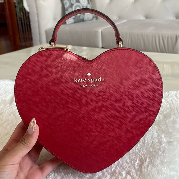 ‼️SOLD‼️ Kate Spade Love Shack Bag in Candied Cherry ❤️ - Picture 1 of 11